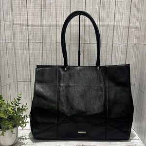Rebecca Minkoff Black Tote Modern Professional Design